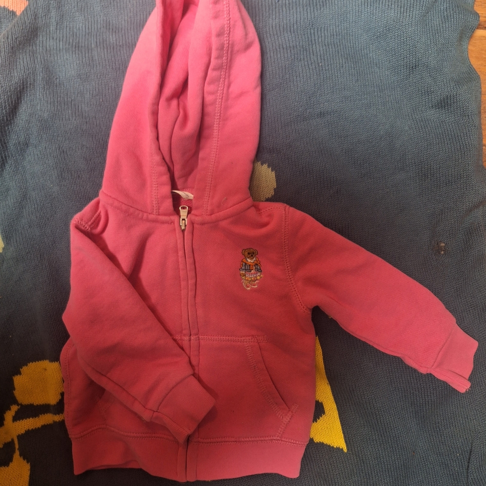 Girls Ralph Lauren Pink Hoodie